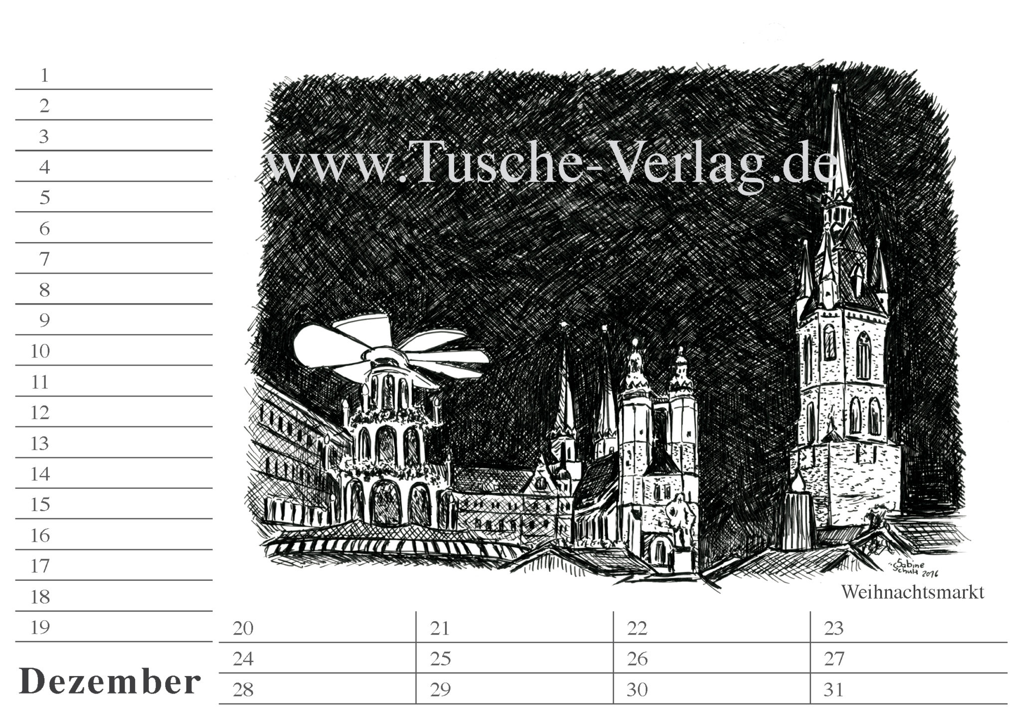 Der kleine Halle Geburtstagskalender