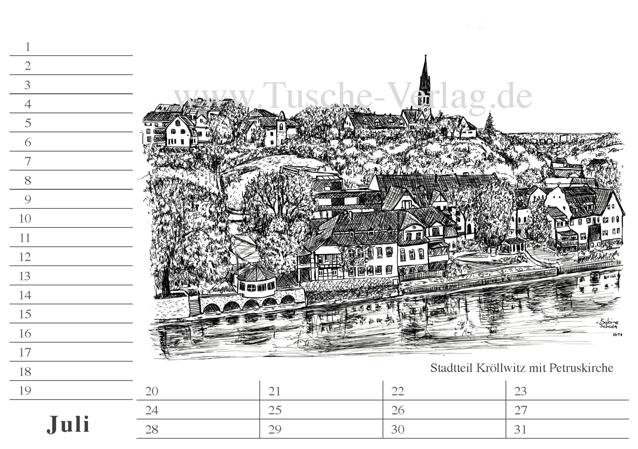 Der kleine Halle Geburtstagskalender