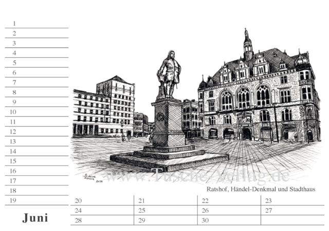 Der kleine Halle Geburtstagskalender