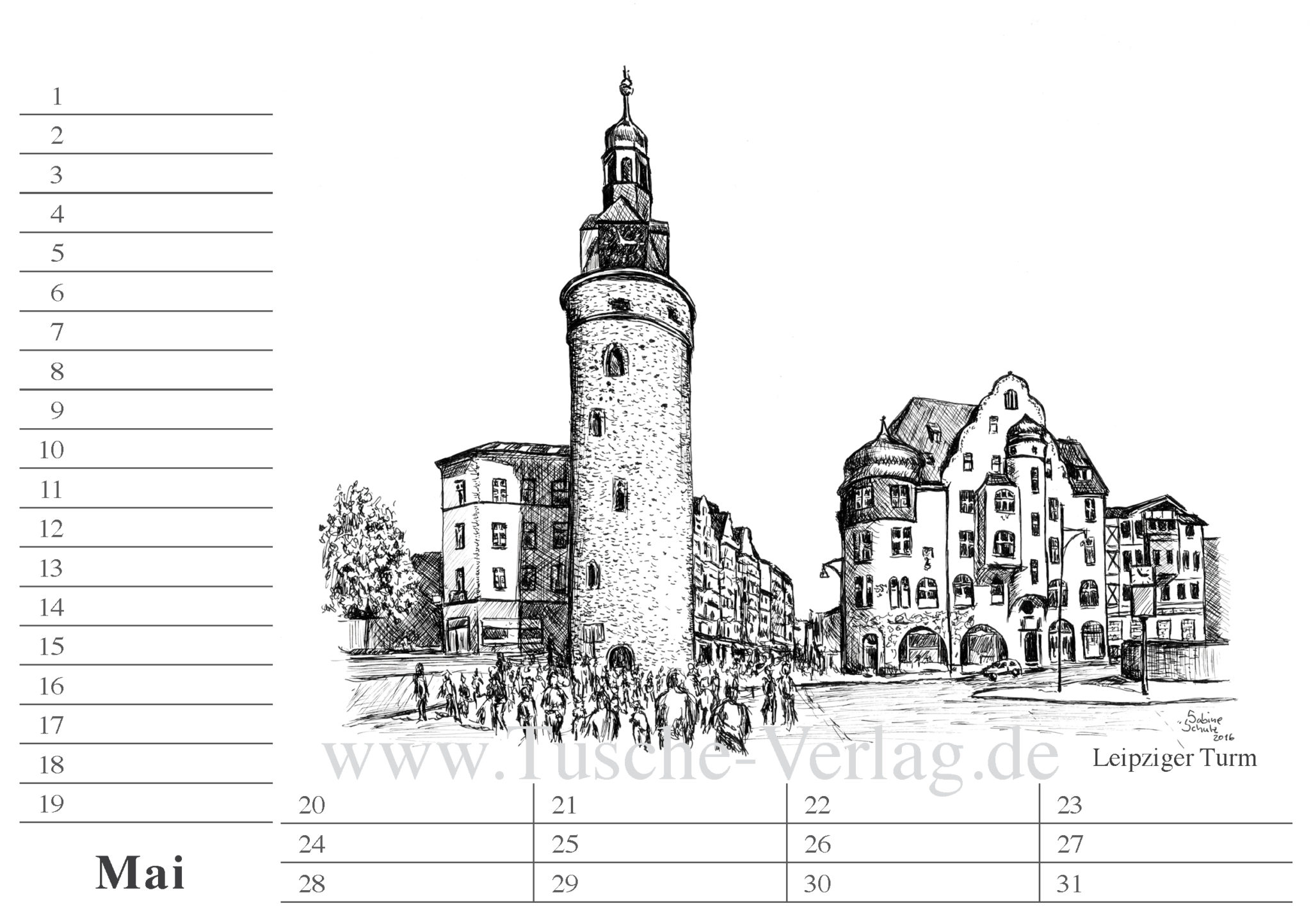 Der kleine Halle Geburtstagskalender