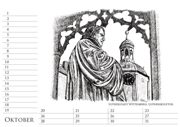 Sachsen-Anhalt Geburtstags Kalender, Oktober