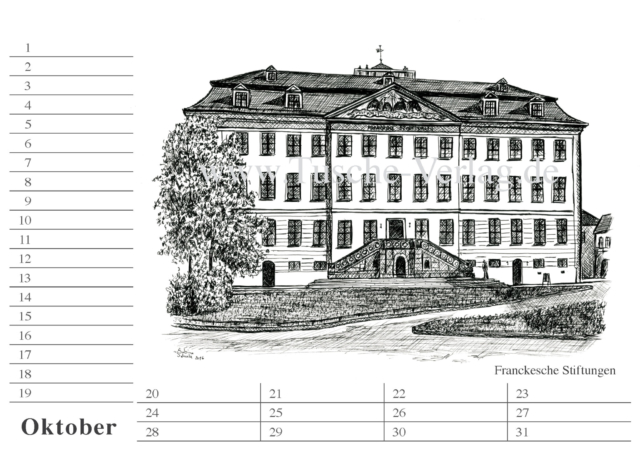 Der kleine Halle Geburtstagskalender